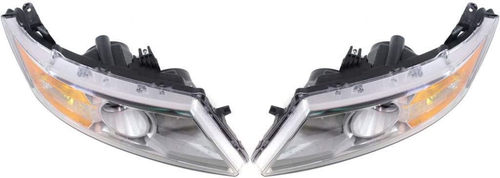Headlight Assembly Pair for Honda Odyssey 2011 2012 2013 Q91466