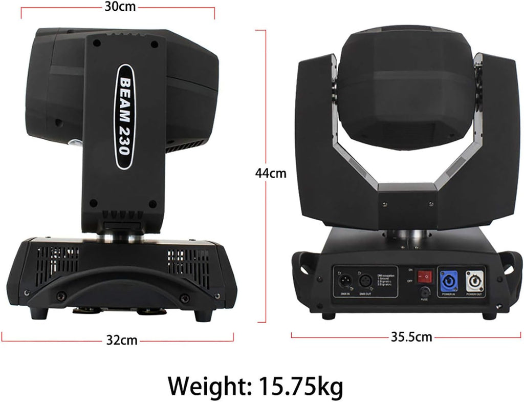 230W 7R Moving Head Stage Lighting DMX512 Q999050