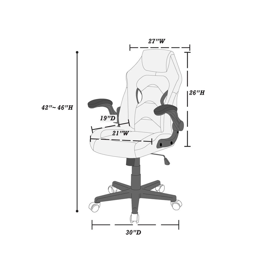 Faux Leather Office Chair N917630