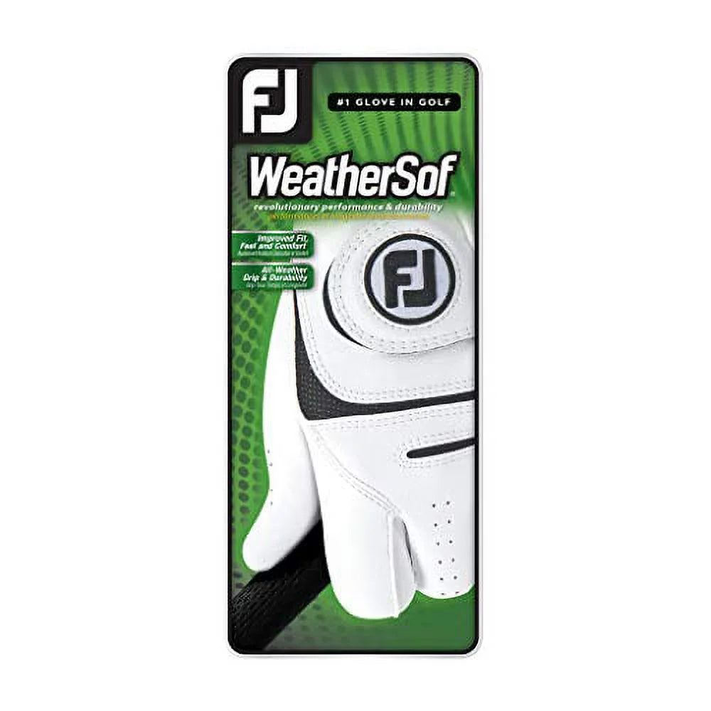 White Large Golf Glove D53436