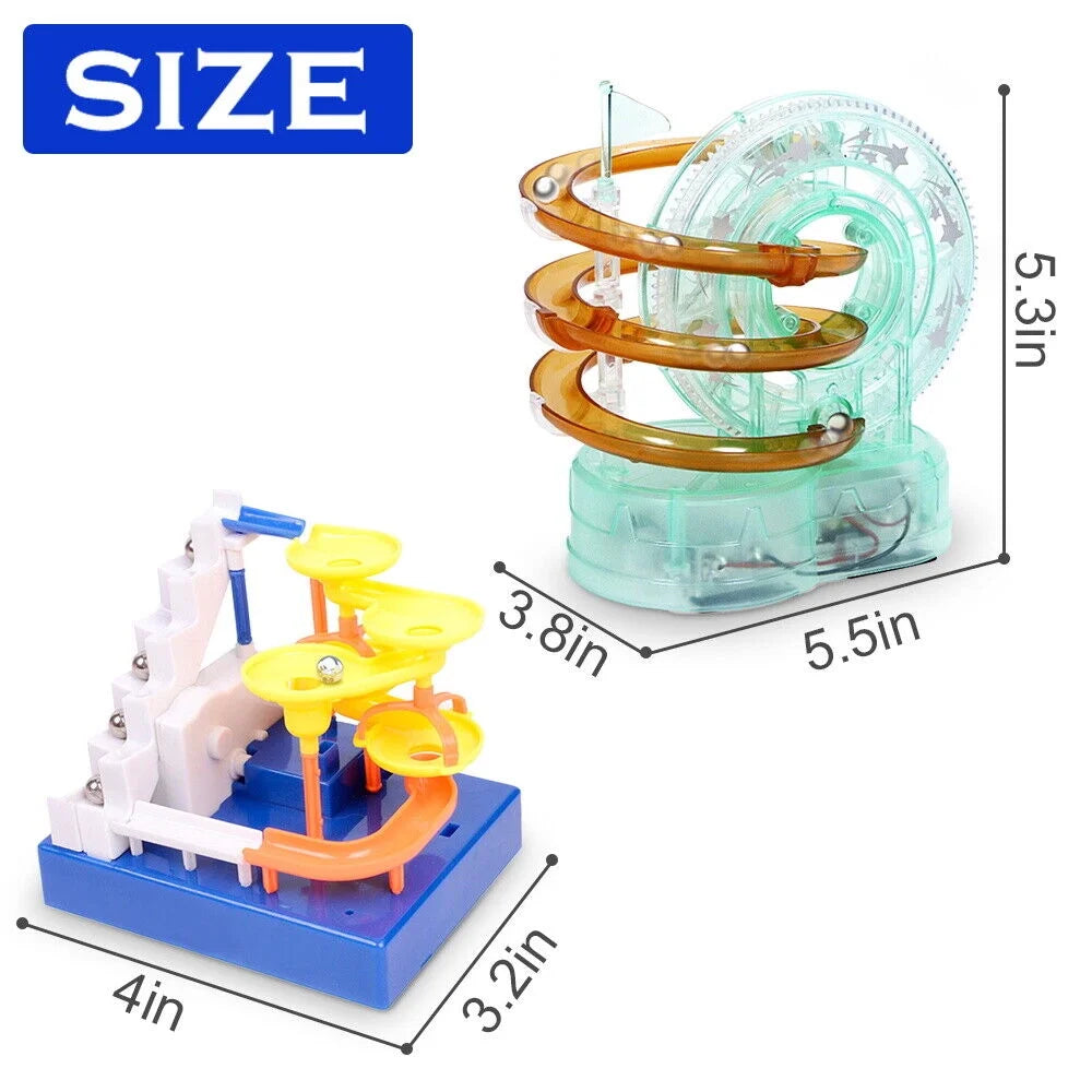Transparent Track DIY Assembled Roller Coaster Toy O585