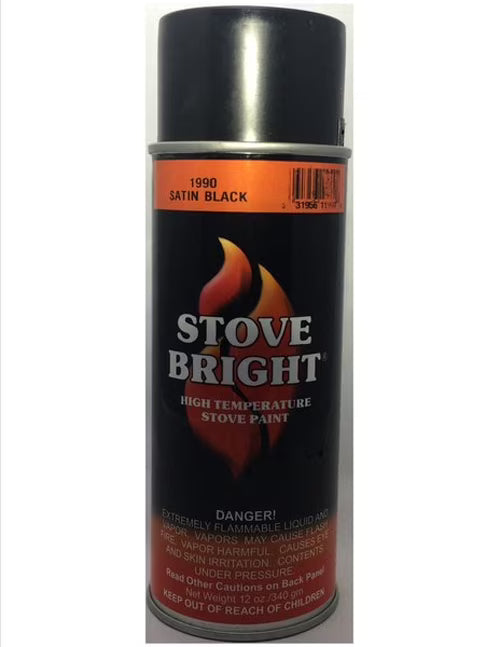 Satin Black Stove Paint R17400