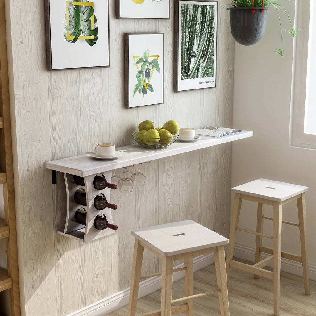 Cappuccino Floating Wine Rack N800