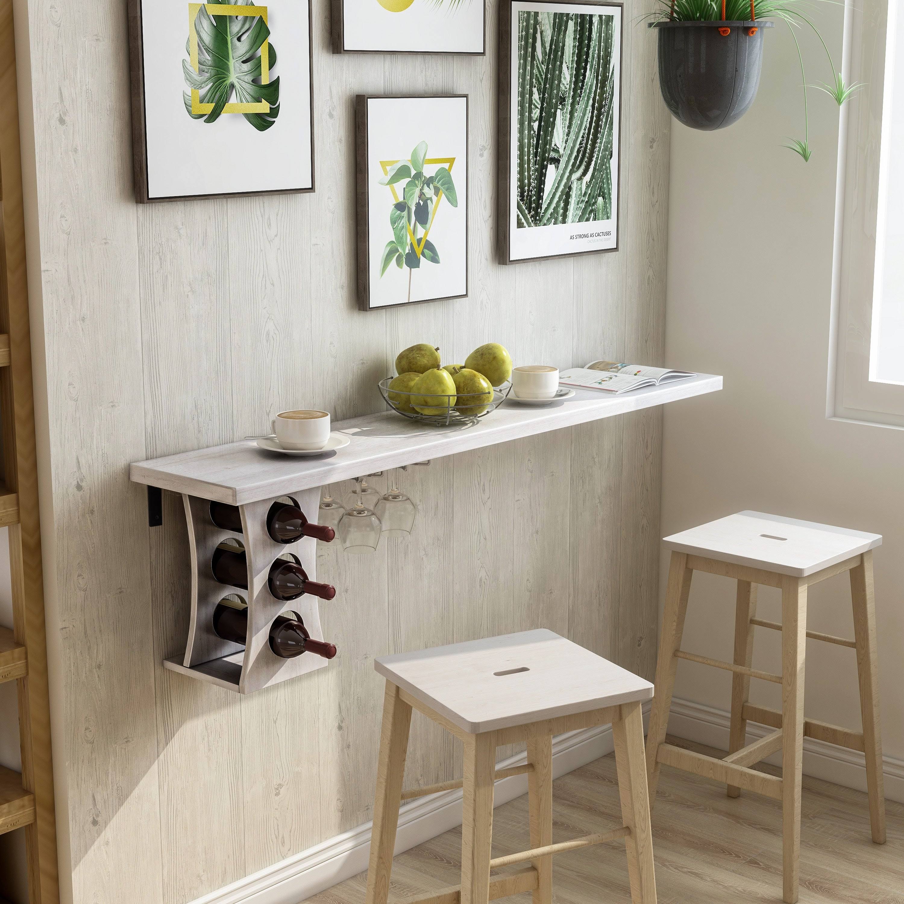 Cappuccino Floating Wine Rack N800