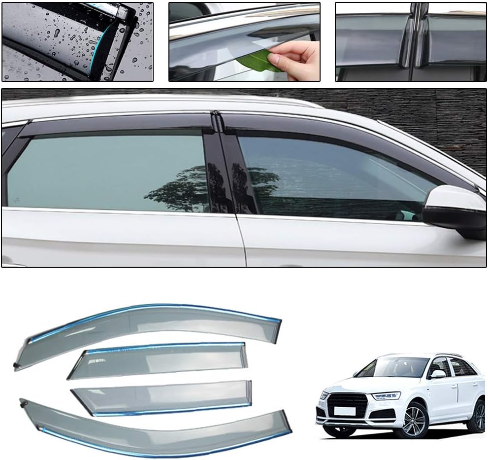 Smoke Tape-On Outside Window Visors Pack of 2 N6997