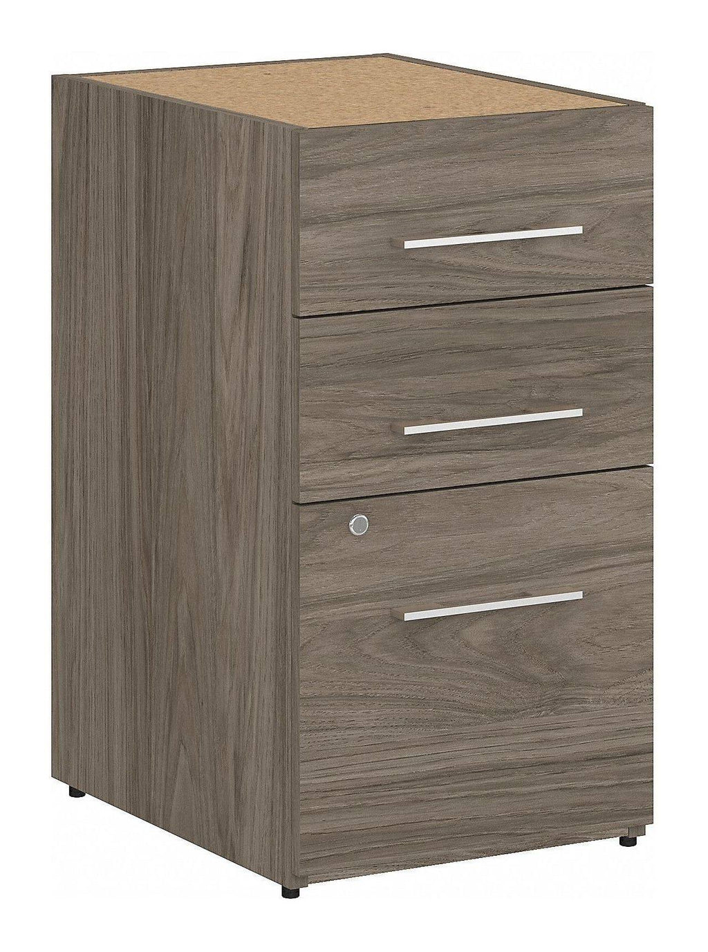 Modern Hickory 3-Drawer File Cabinet R285