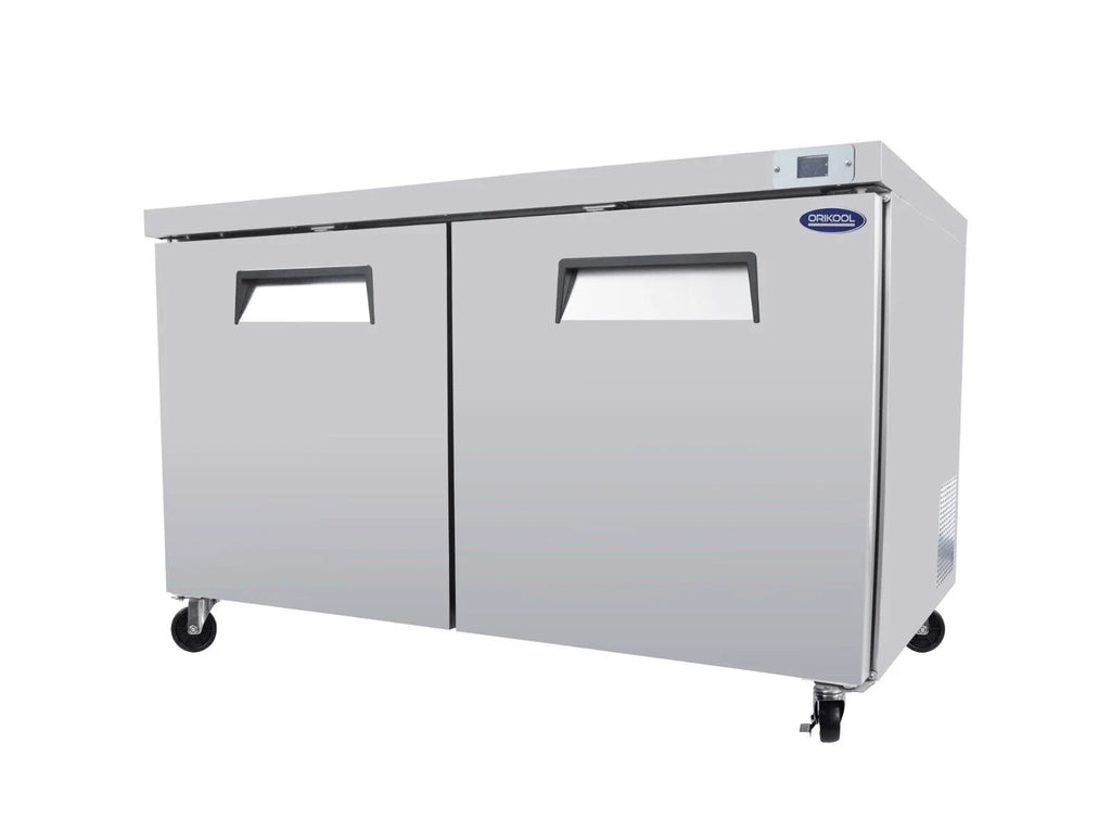 60" Commercial Stainless Steel Undercounter Work Top Refrigerator 18Cu.Ft F928