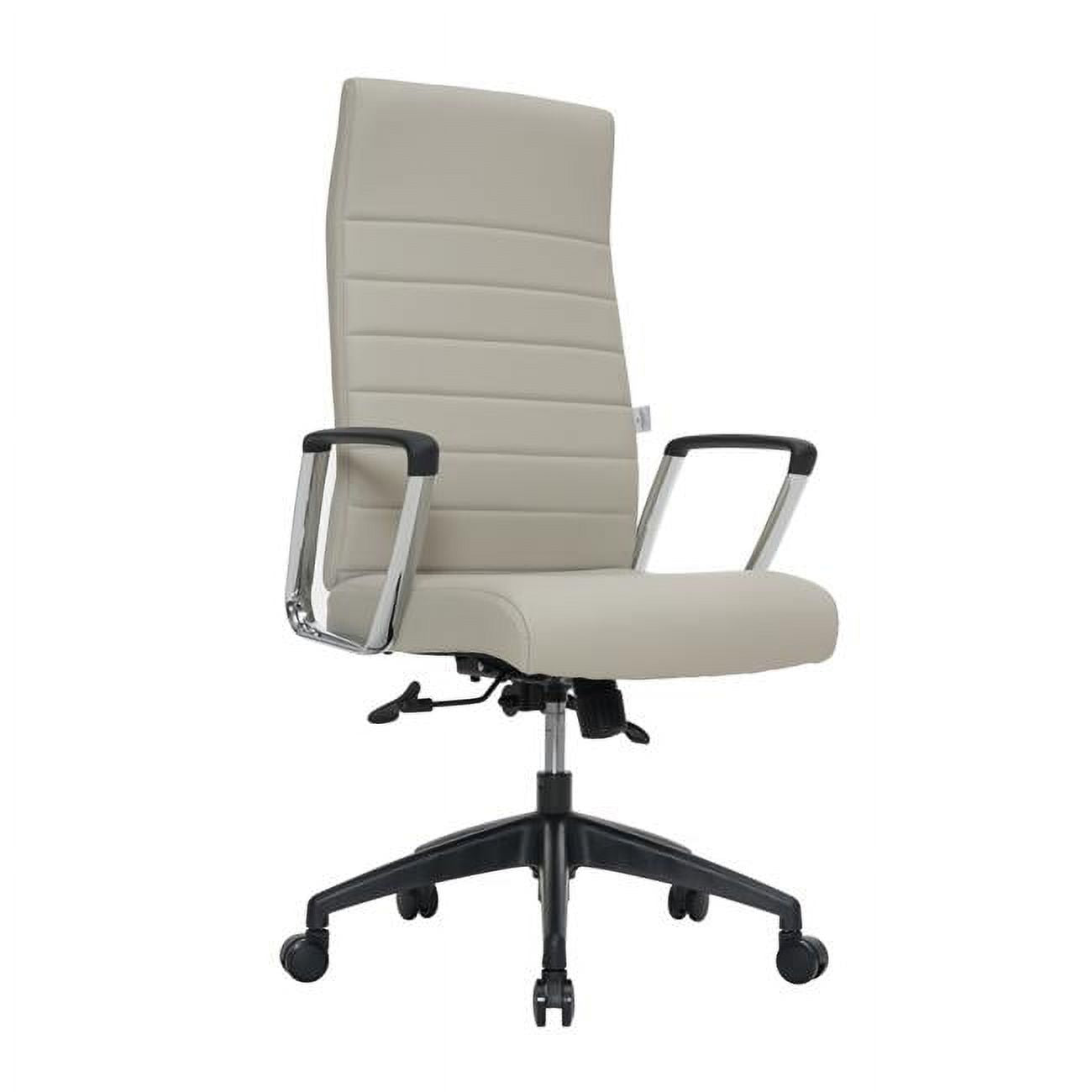 Tan Leather High-Back Office Chair N746