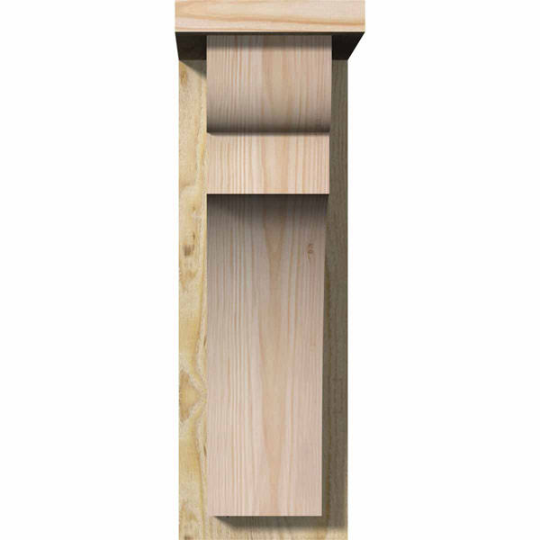 Rough Sawn Corbel with Backplate, Douglas Fir N951329