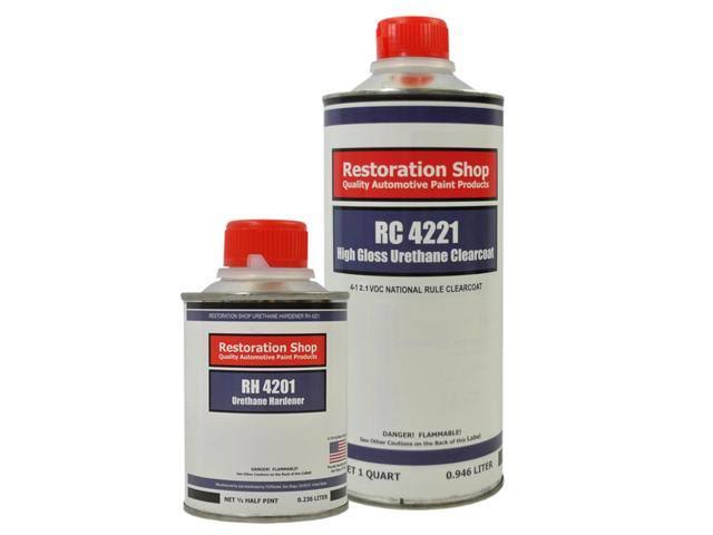 Oxford White Quart Low VOC Urethane Basecoat Paint Kit Y348657