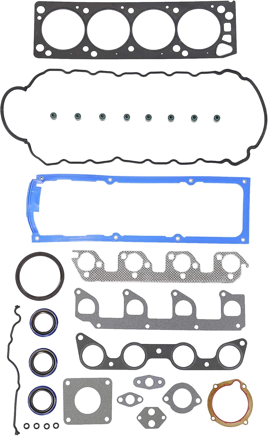 Graphite Full Gasket Sealing Set, 2.3L, 2.5L, L4, 8V, SOHC, Pack of 2 B758