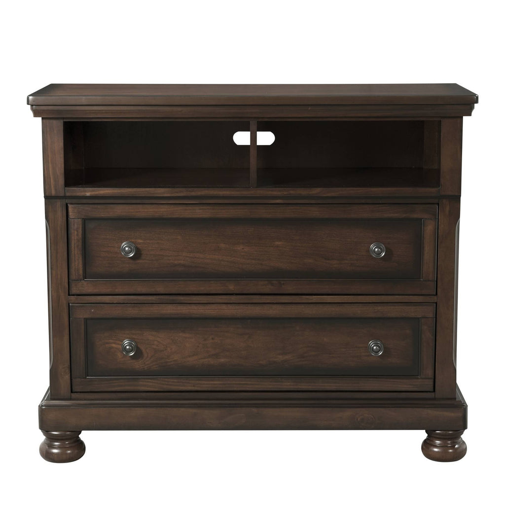 Walnut Media Chest D596