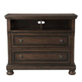 Walnut Media Chest D596