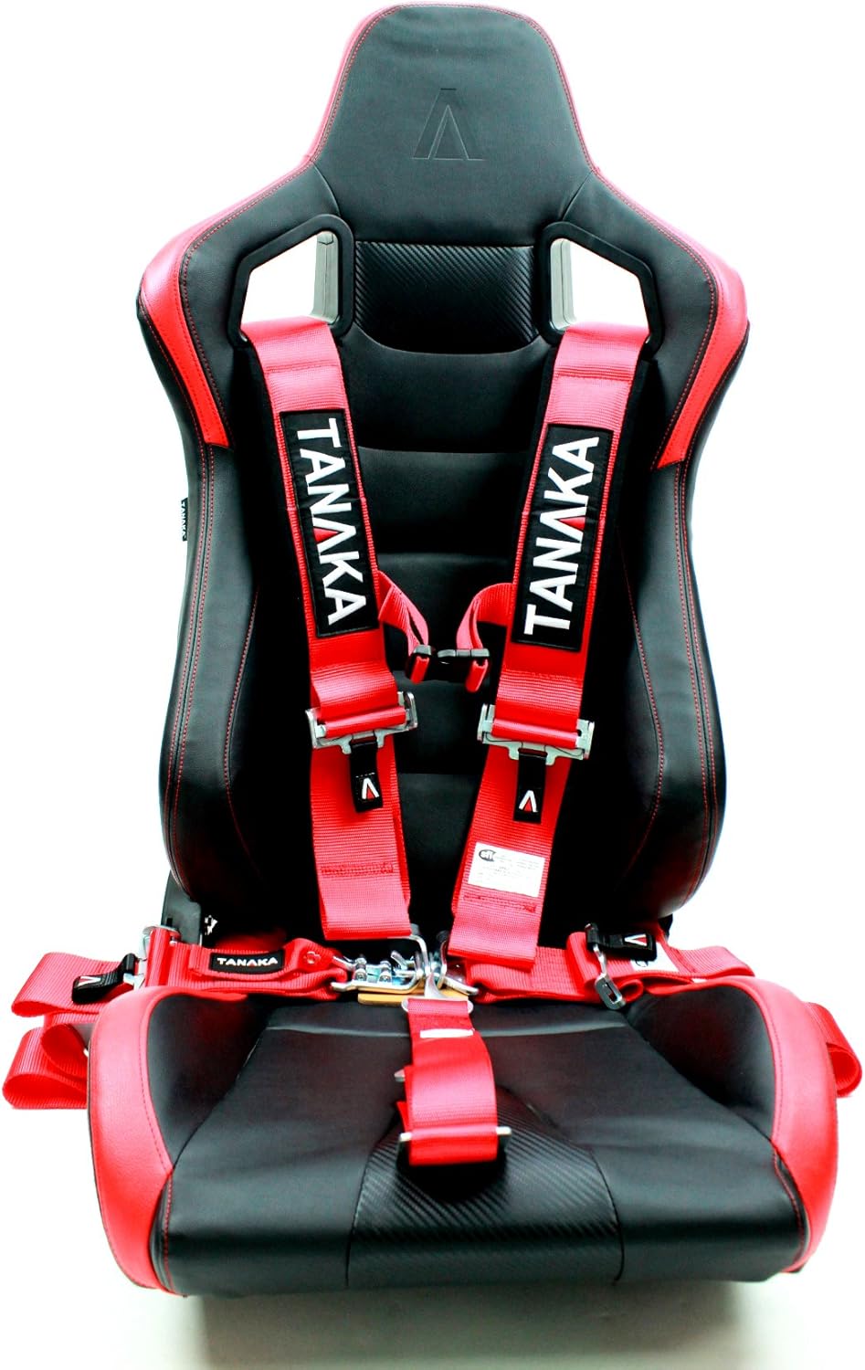 Red 5-Point Safety Harness Set with Shoulder Pads, Pack of 2 F359463
