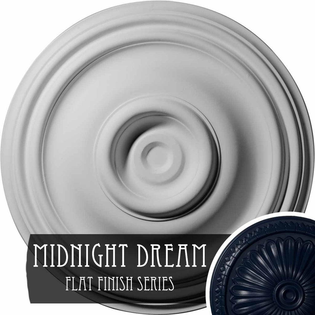 14 3/4x22OD x 1 3/4x22P Traditional Ceiling Medallion E6587