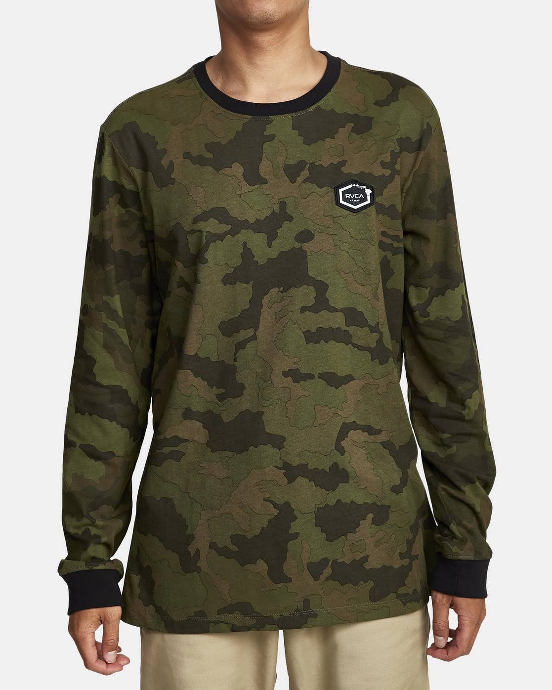 Camo Long Sleeve Tee - XL Y40687