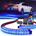 Car Underglow Lights Kit, RGB LED Neon Lights with Wireless Remote & App Control, 4PCS Q82251