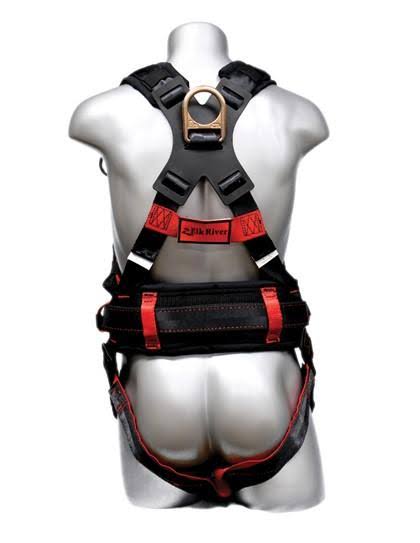 Polyester Nylon 3 D-Ring Harness with Tongue Buckles Medium G5694