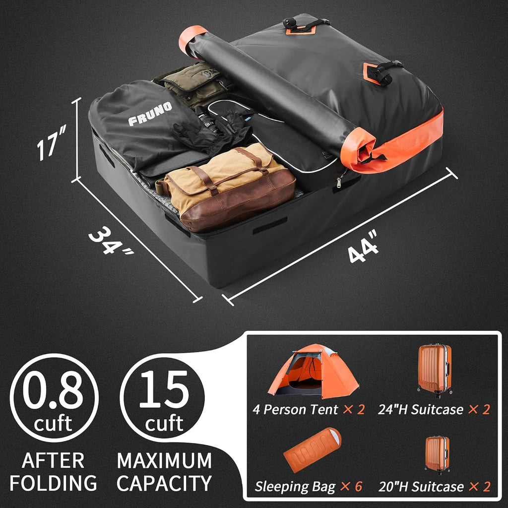 15 CUFT Waterproof Rooftop Cargo Carrier F871