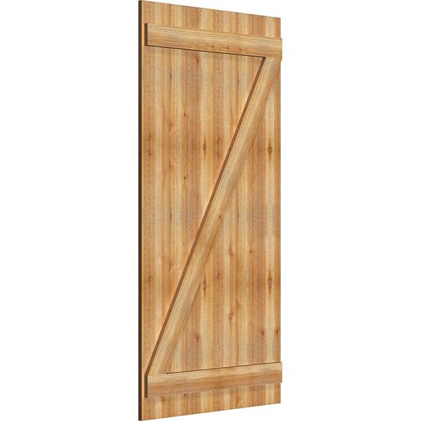 Rough Sawn Western Red Cedar Board-n-Batten Shutters T15965