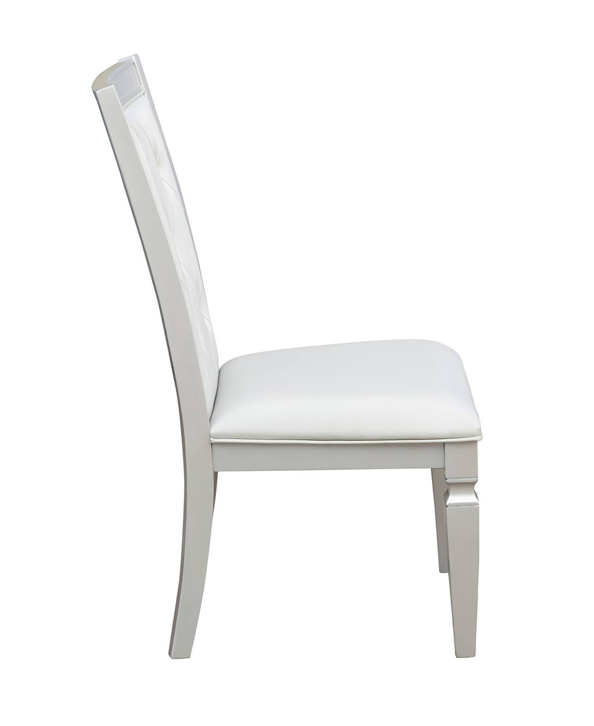 Silver Side Chair Set of 2 L51366