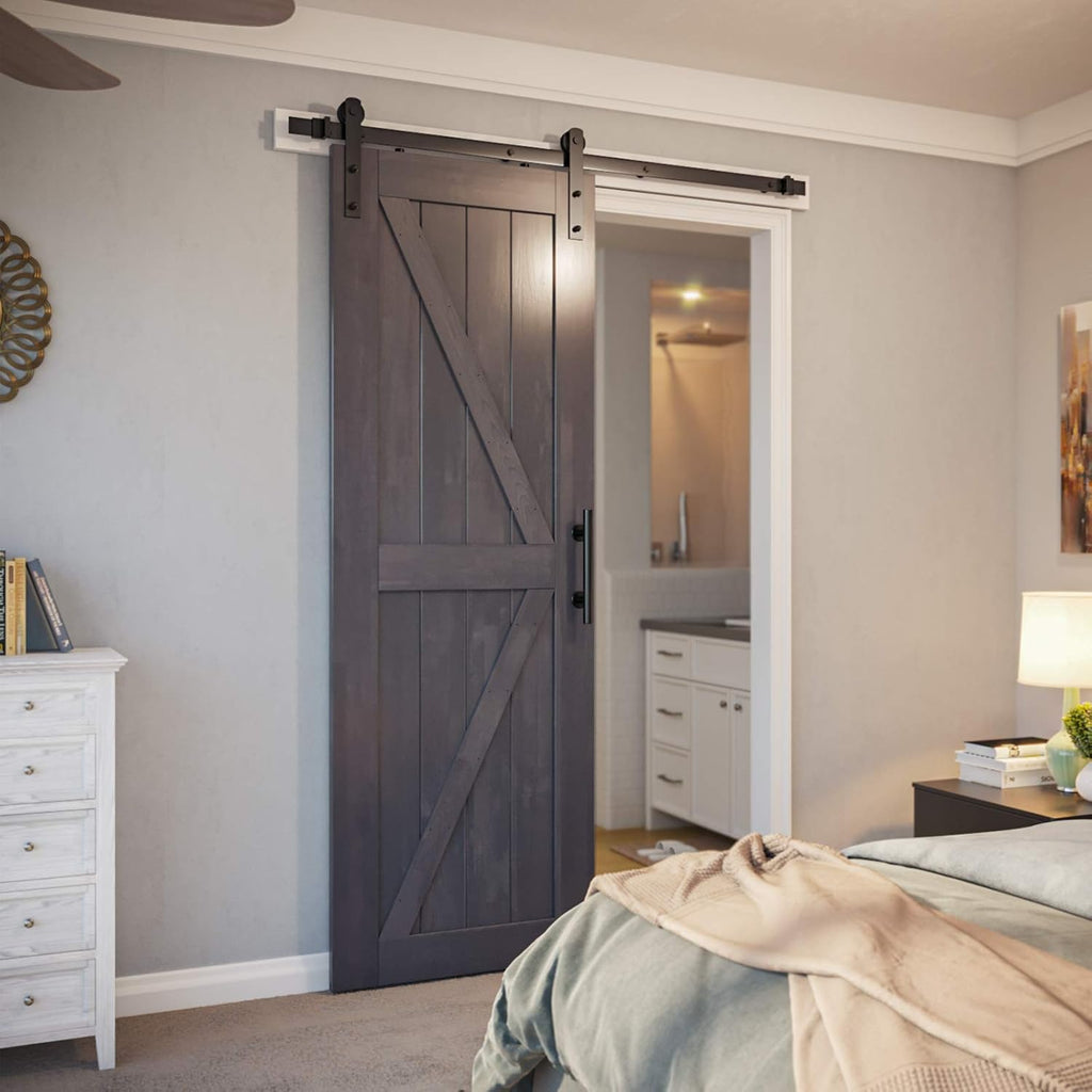 5ft Sliding Barn Door Hardware Kit Pack of 2 K46610