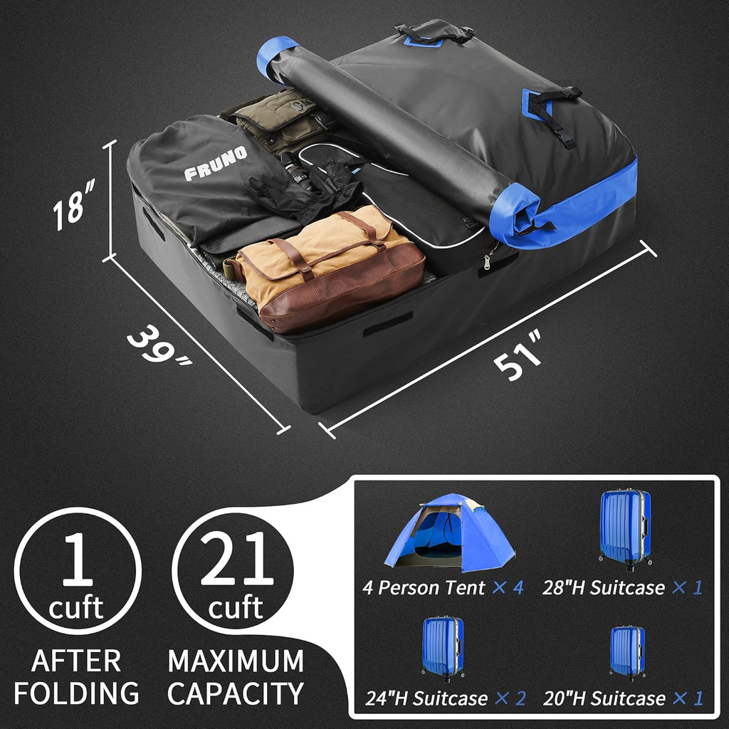 15 CUFT Waterproof Rooftop Cargo Carrier F871