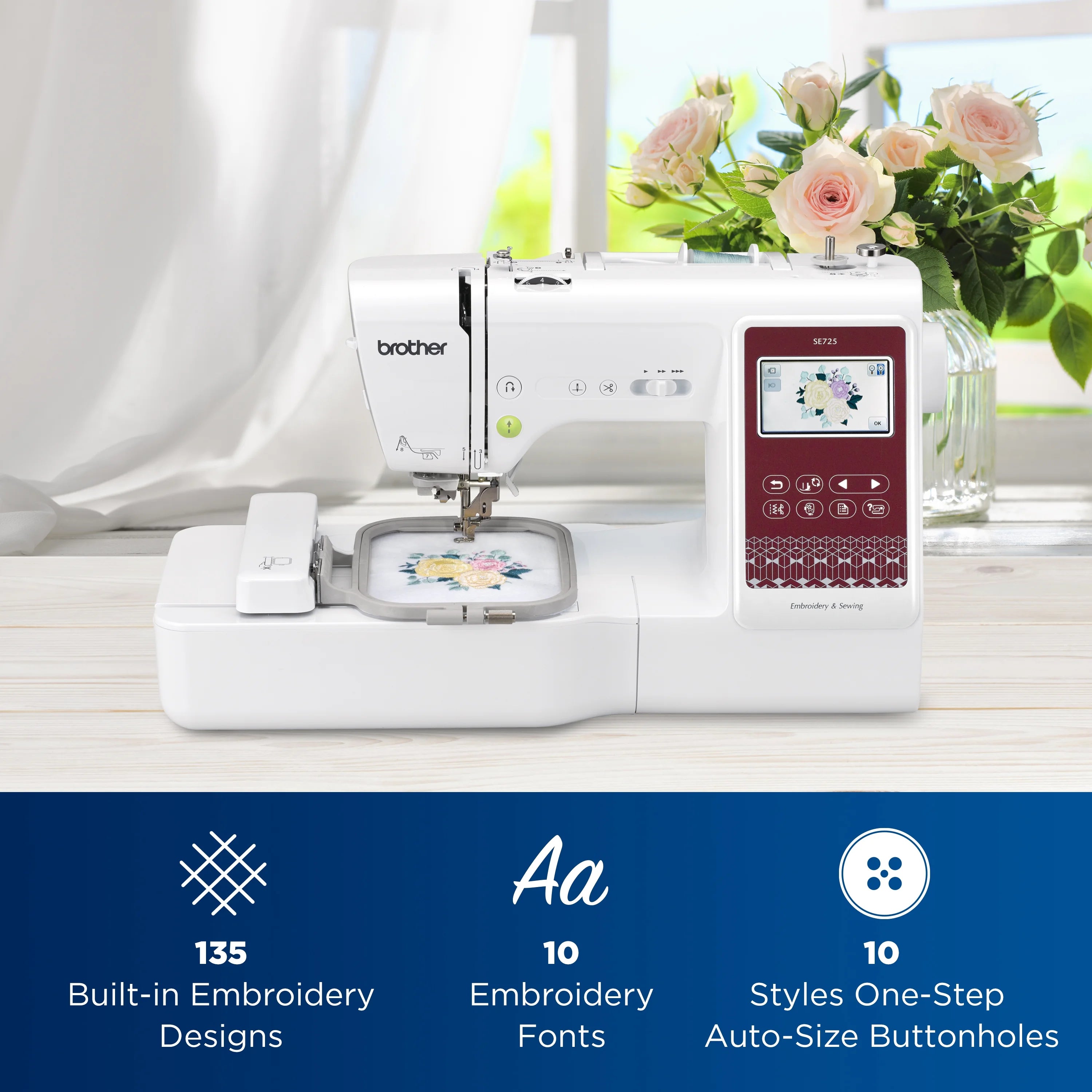 Sewing and Embroidery Machine with Wireless LAN Connectivity M521973