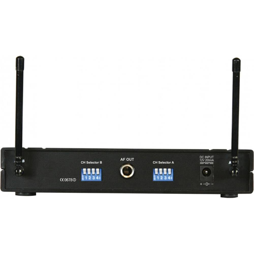 Dual Channel Wireless Microphone System A578