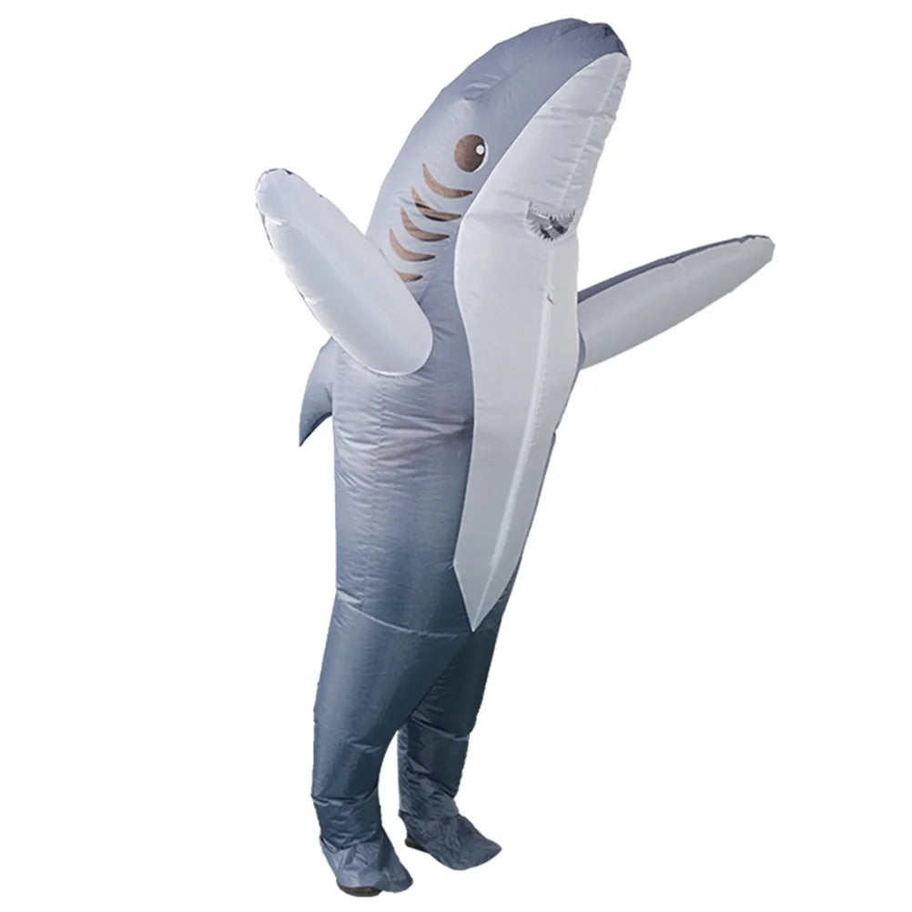 Grey Dolphin Inflatable Costume A245547