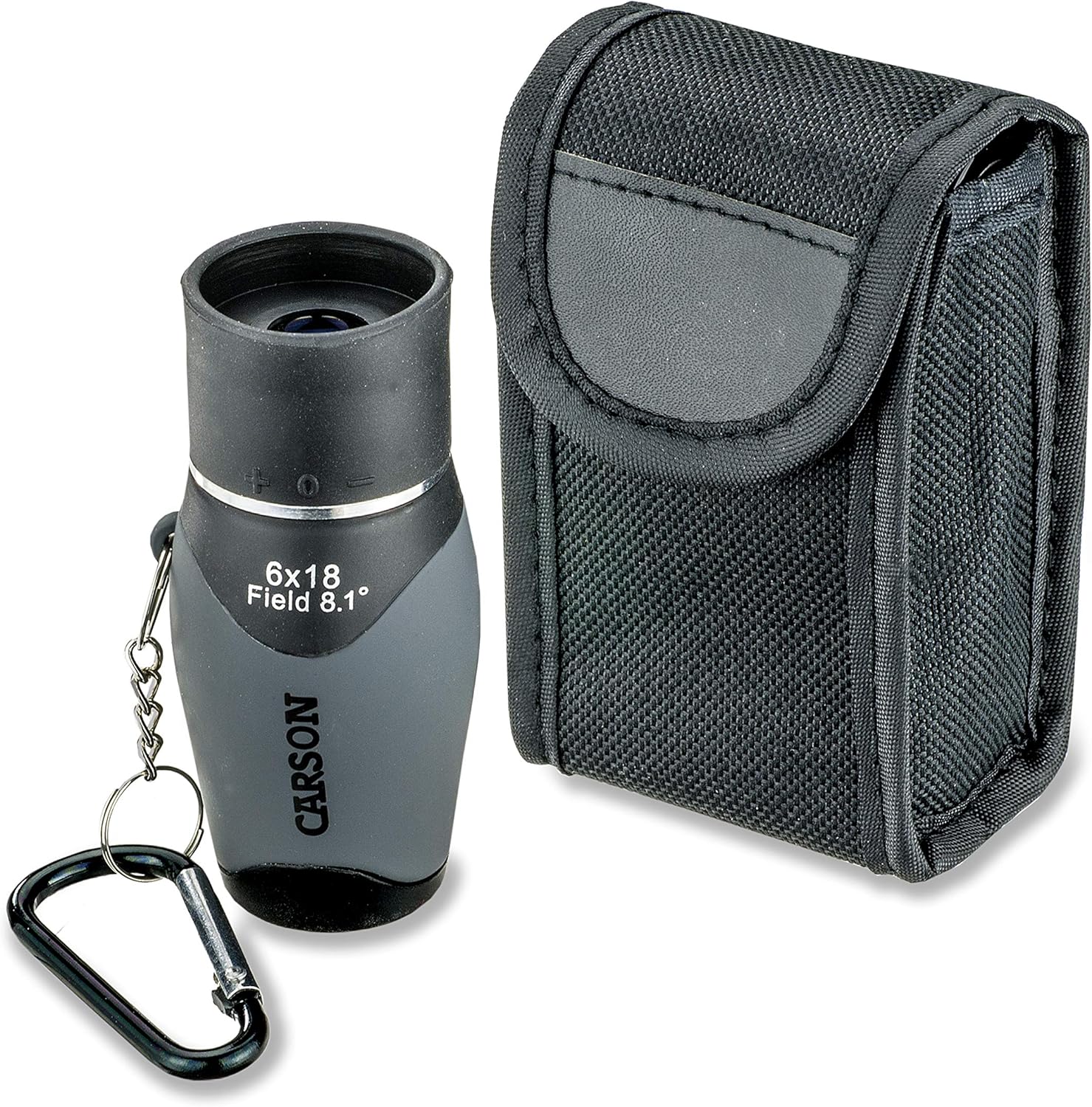 Pocket Monocular with Carabiner Clip N36242