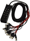 8-Channel XLR Snake Cable, 25-Feet I238436