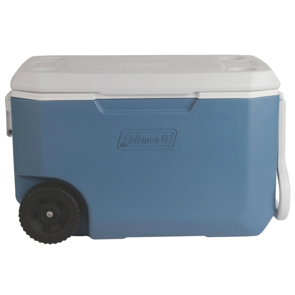 62-Quart Hard Cooler with Wheels, Blue N2546