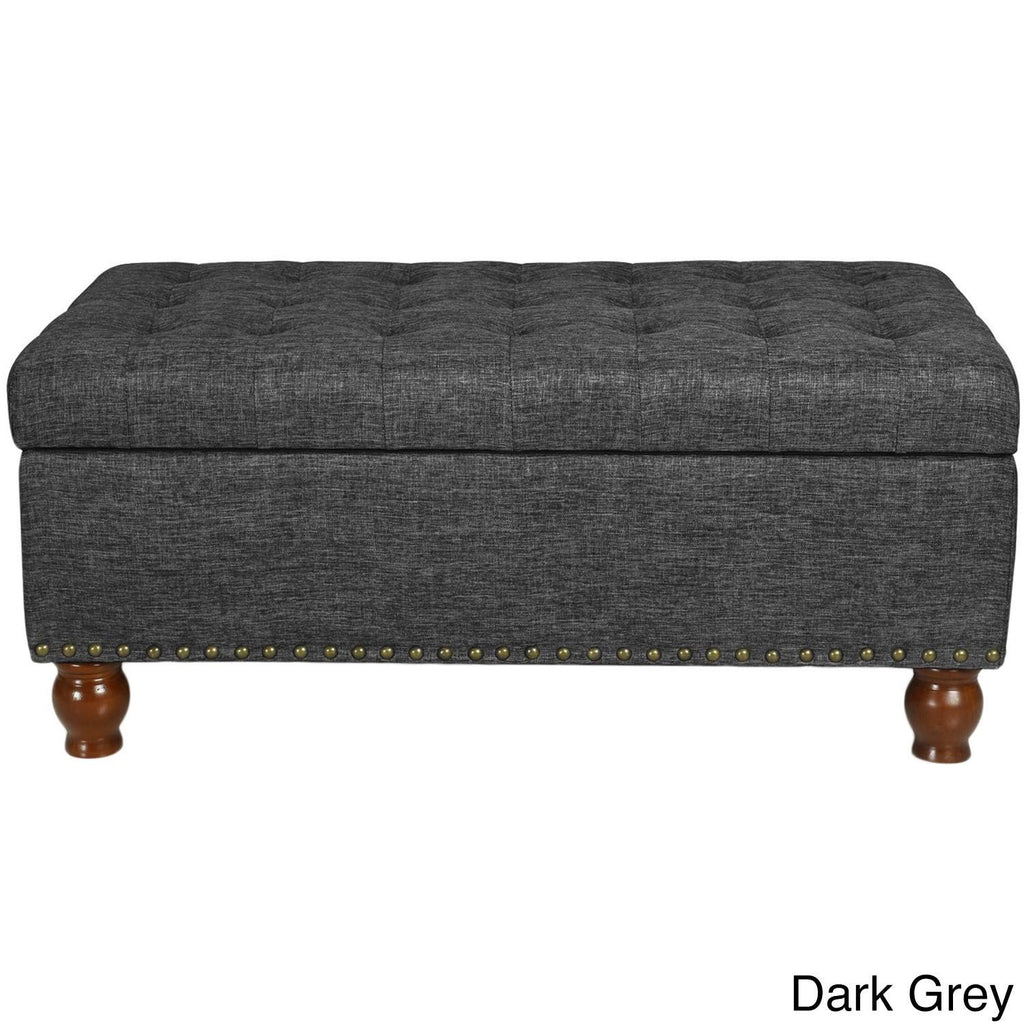 Lift Top Ottoman Storage Bench T1379