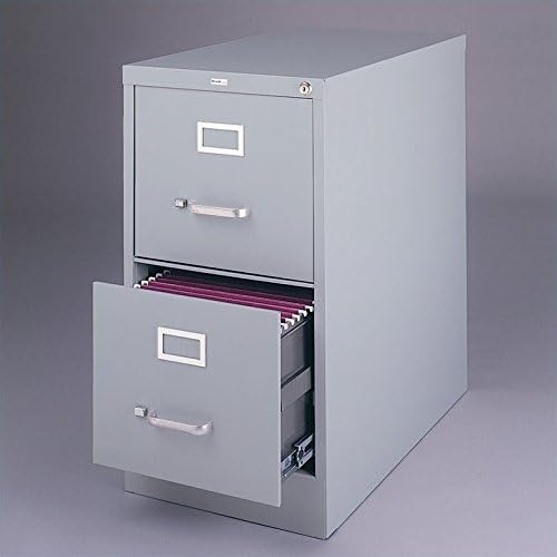 Light Gray 2-Drawer Vertical File Cabinet J330501