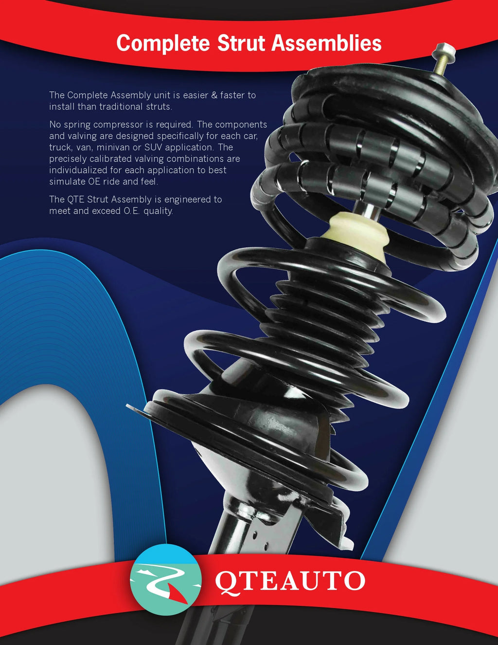 Coil Spring Strut for Dodge Grand Caravan H458
