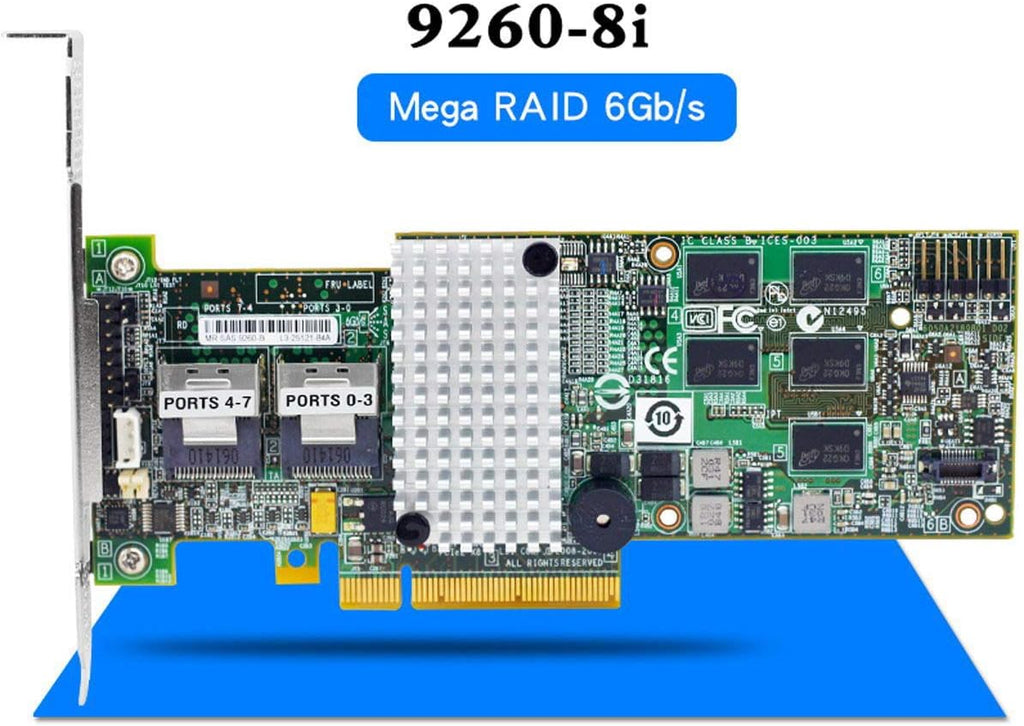 8 Port 6Gb PCI-E 2.0 X8 RAID Controller Card O4267