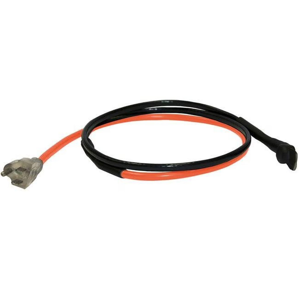 Black 30' Pipe Trace Cable with Stat and Plug G5100