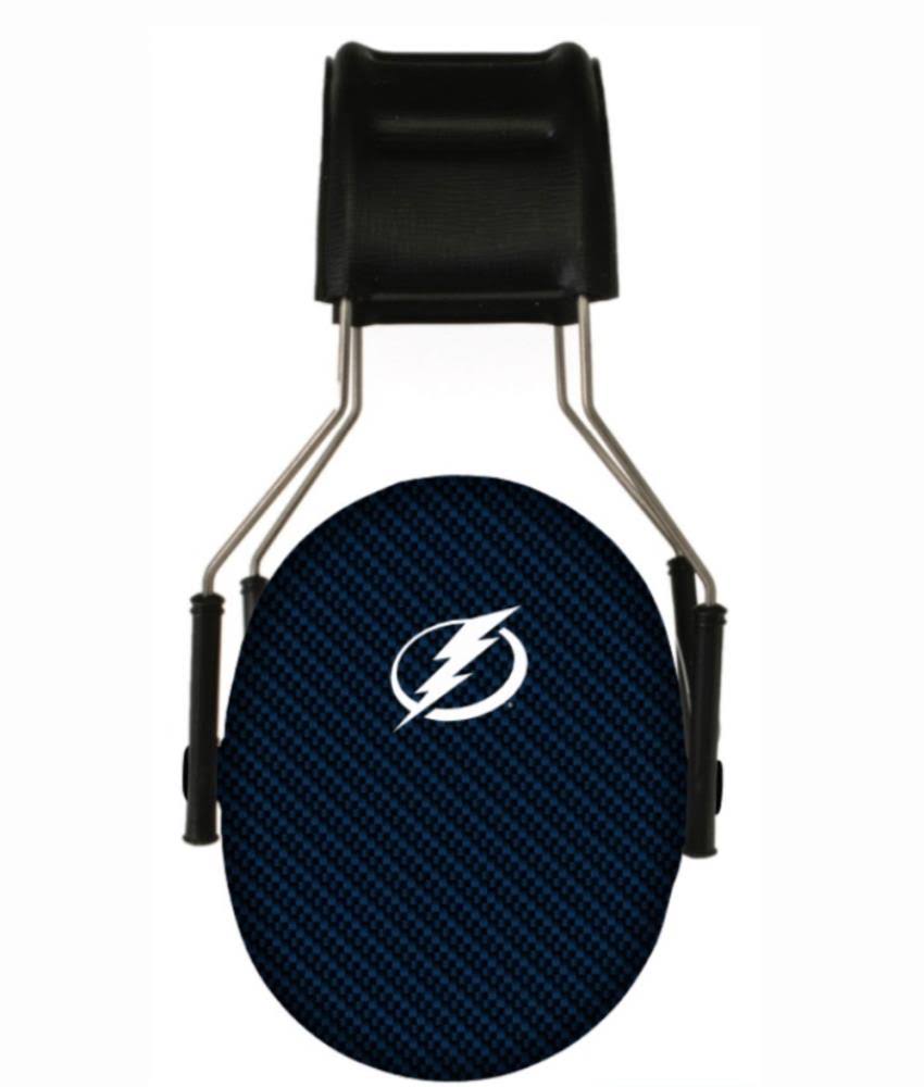 Tampa Bay Lightning Carbon Fiber Youth Earmuffs Stainless Steel I854633