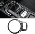 Carbon Fiber Gear Shift Panel Frame Cover Trim Sticker, Black R8673