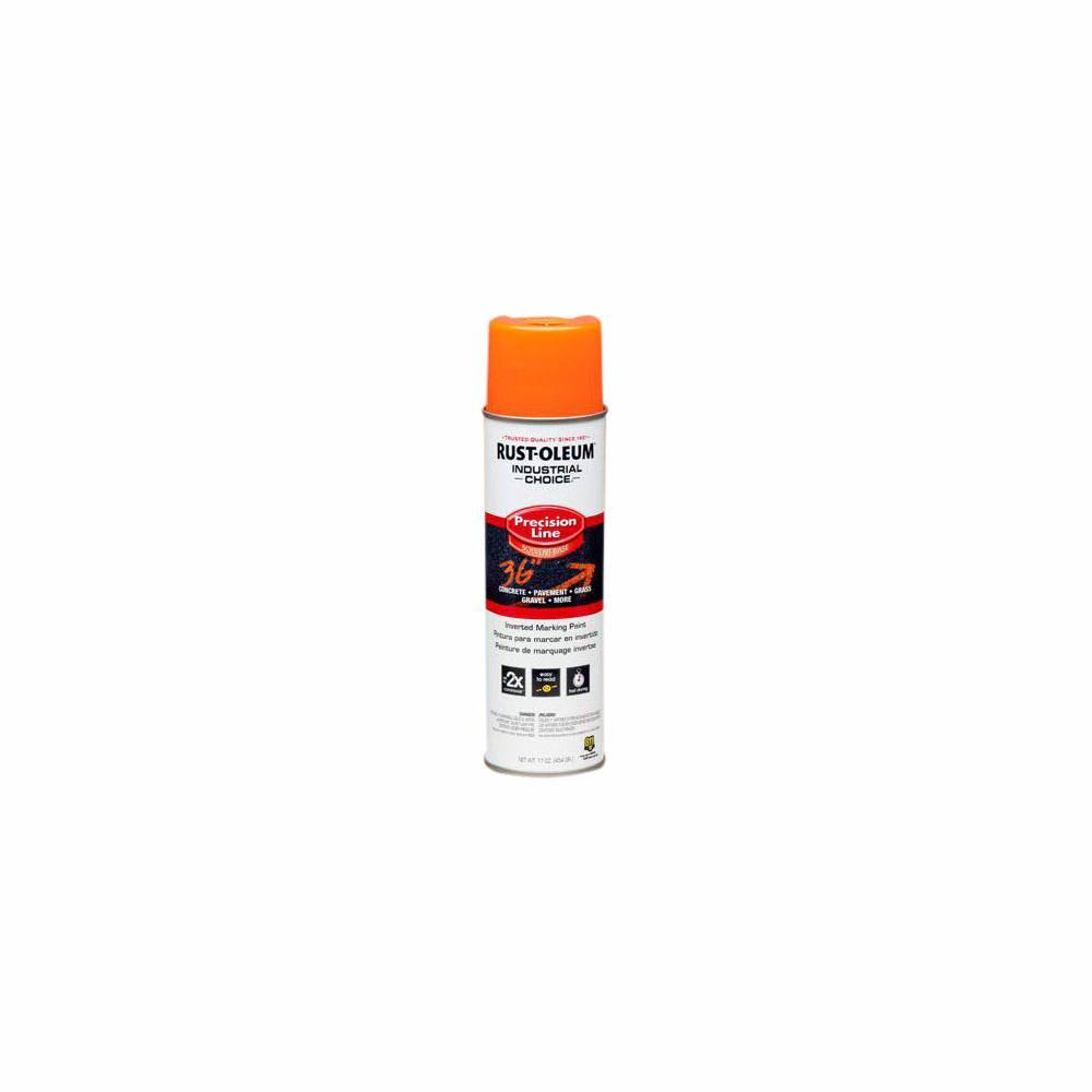 17 oz Solvent-Based Orange Inverted Marking Spray Paint (12-Pack) Z80581