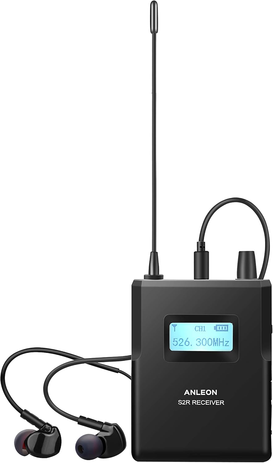 UHF Stereo Wireless Monitor System In-ear System V4198