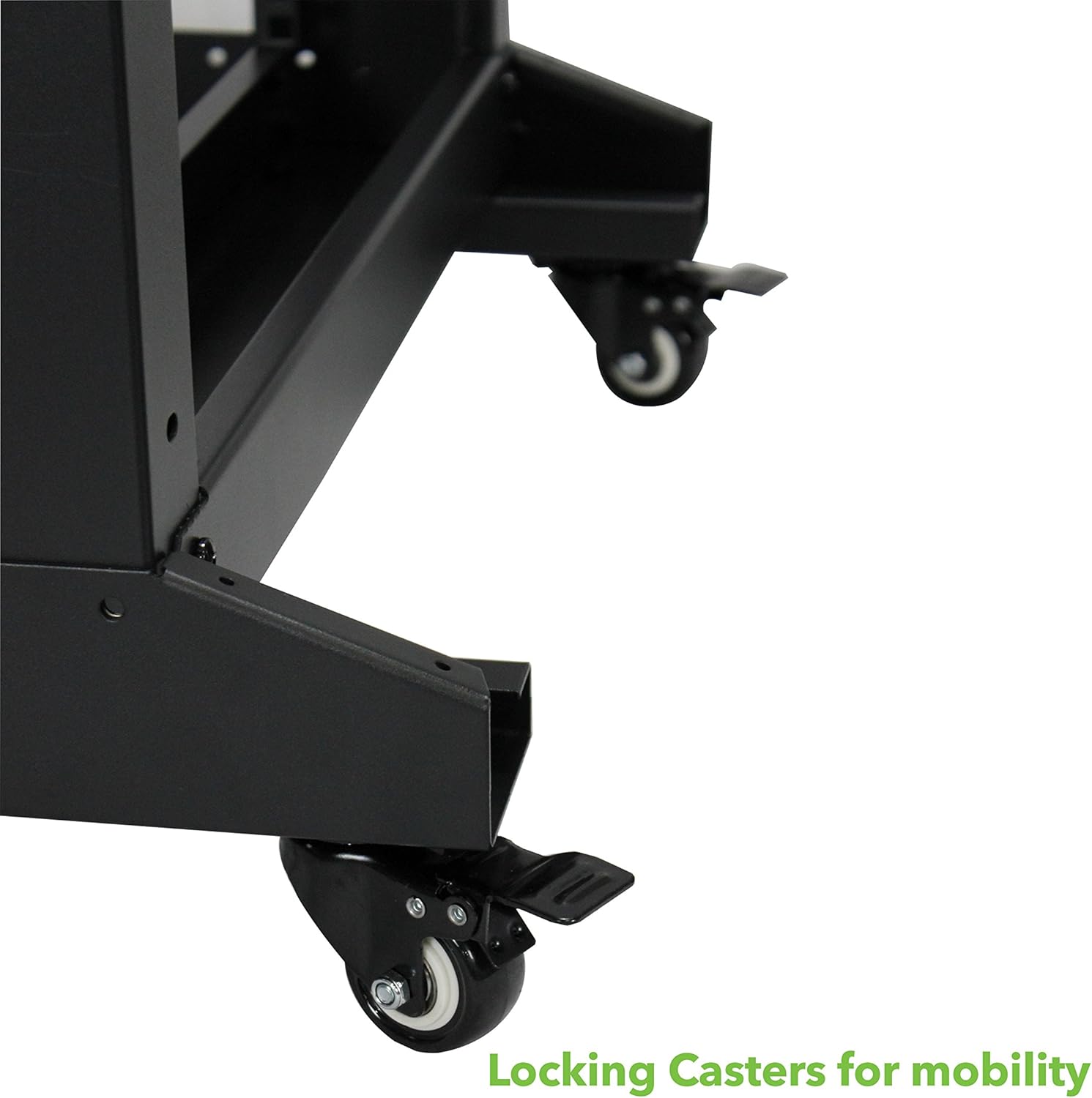 22U 4-Post Open Frame Server Rack Black J628461