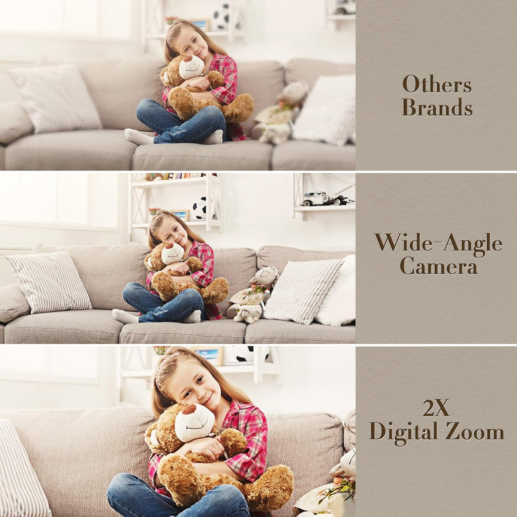 4.3 1080P HD Split-Screen Video Baby Monitor with 2 Cameras and Audio P96596