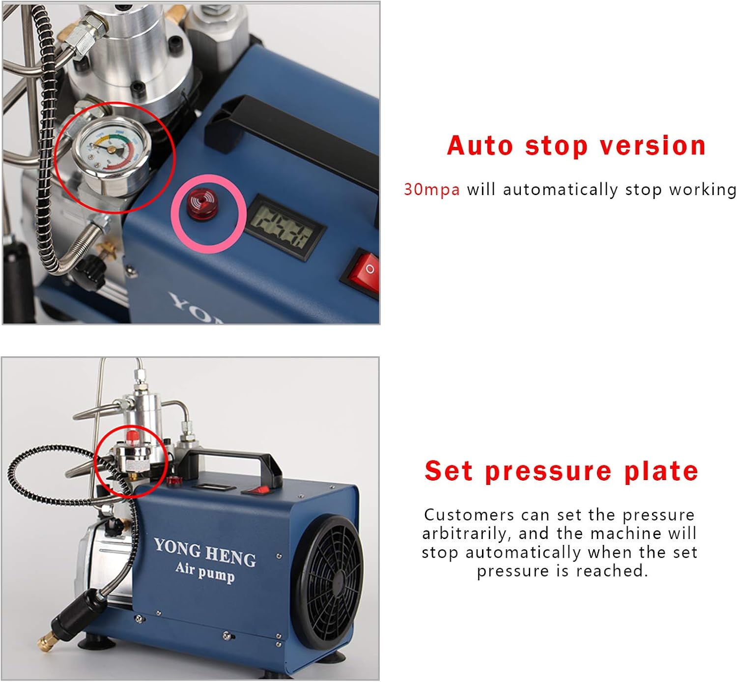 High Pressure Air Compressor Pump 110V 30Mpa Electric Air Pump G540765