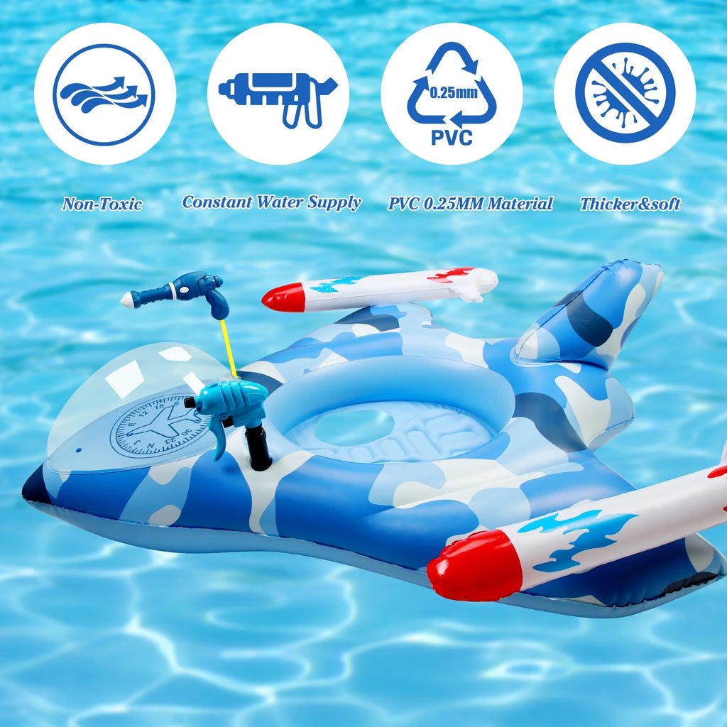 Inflatable Pool Float with Water Guns I42919