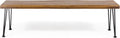 Teak and Rustic Metal Acacia Wood Bench J98580