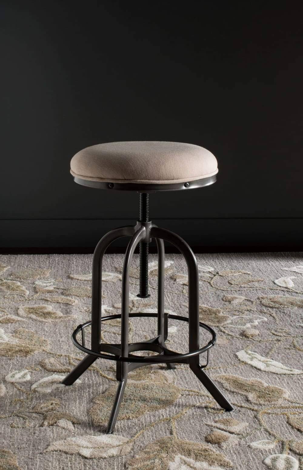 Swivel Stool Burnt Oak T26428