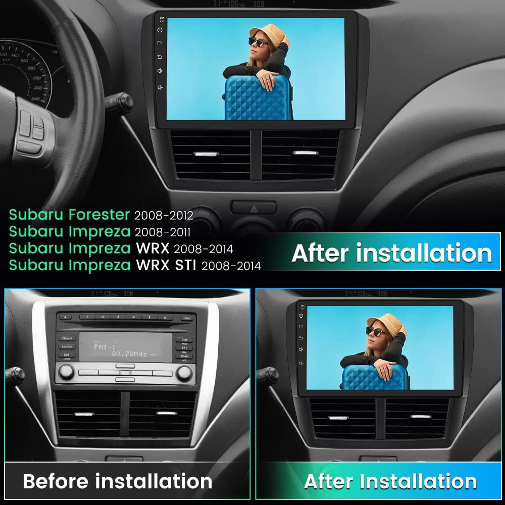 Car Radio Stereo with Carplay Android Auto Bluetooth Navigation V648726