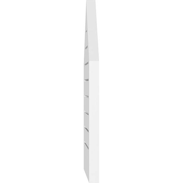 Peaked Top Surface Mount PVC Gable Vent O574